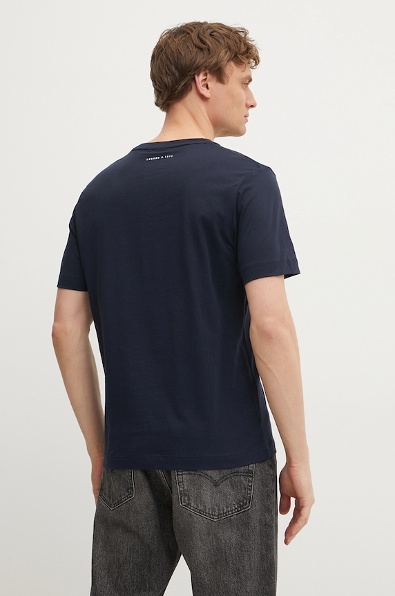 Îmbrăcăminte Pepe Jeans tricou din bumbac PRUSH PM509781 bleumarin