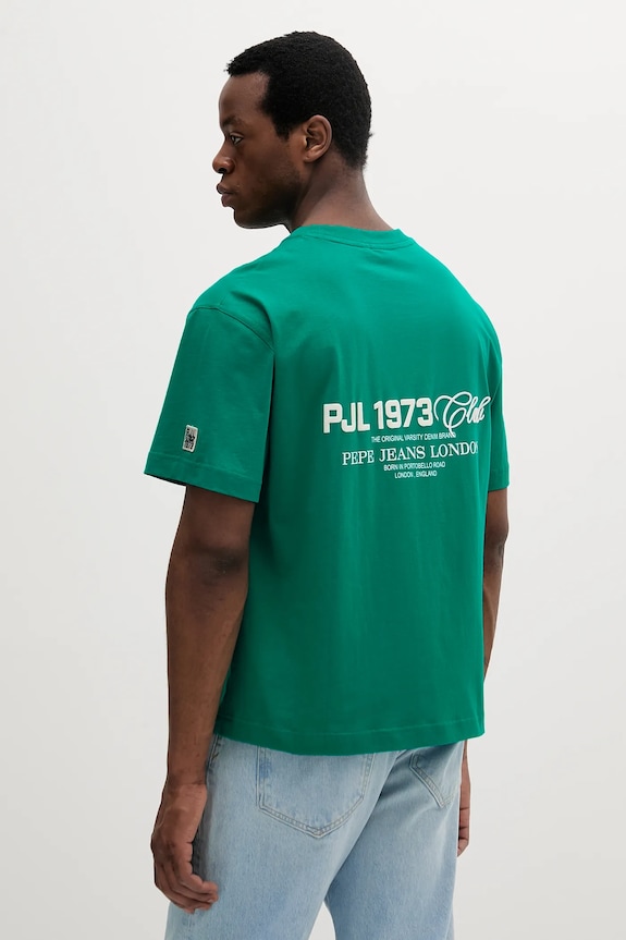 Abbigliamento Pepe Jeans t-shirt in cotone COLVILLE PM509793 verde