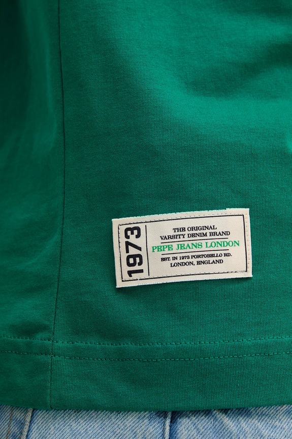 Pepe Jeans t-shirt in cotone COLVILLE PM509793 verde