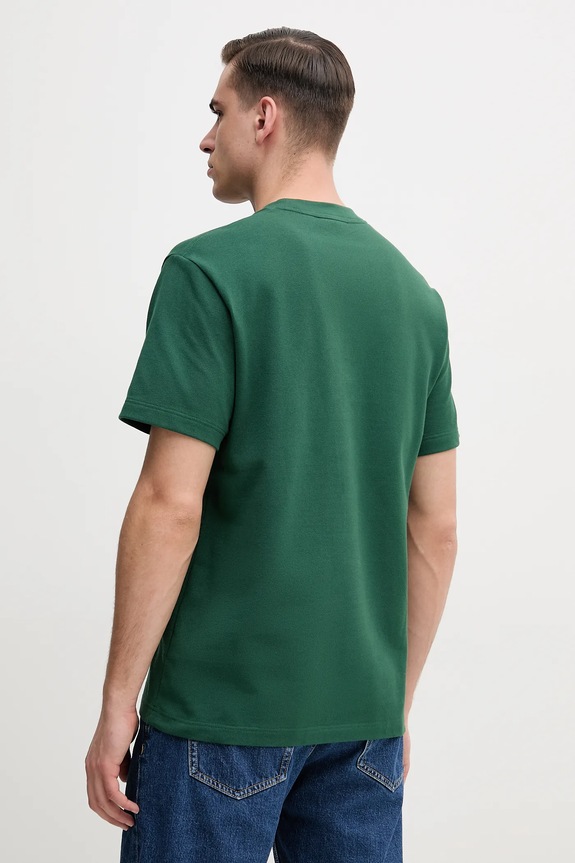 Odzież Lacoste t-shirt bawełniany TH0025 zielony