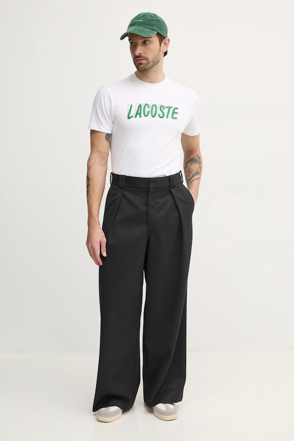 Tričko Lacoste TH8916 béžová SS25