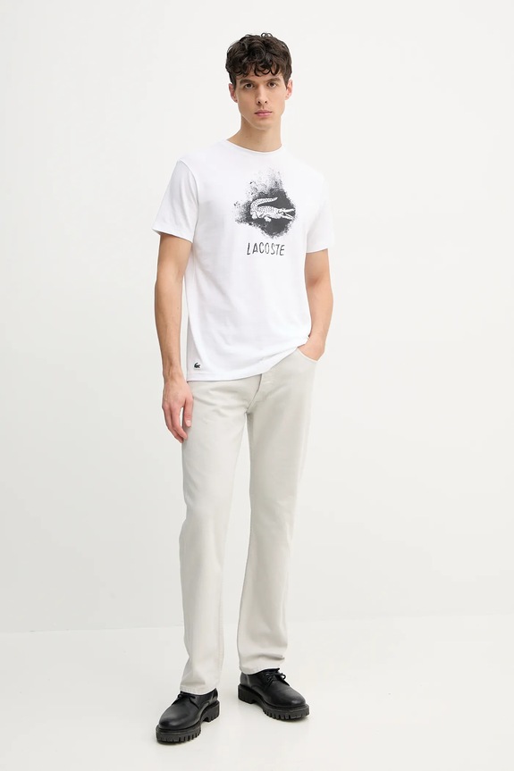 Lacoste t-shirt TH8917 bianco AW25