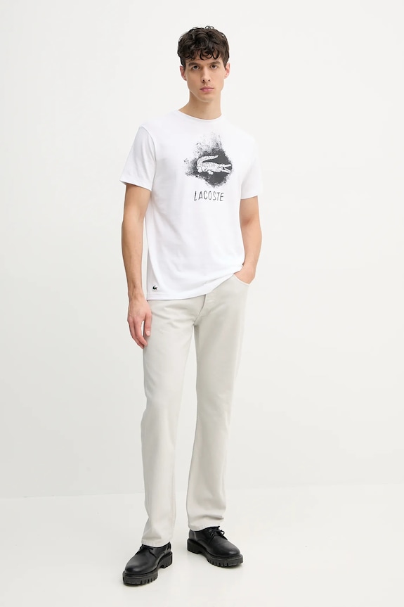 Lacoste t-shirt TH8917 bianco AW25