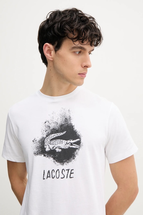 Lacoste t-shirt bianco TH8917