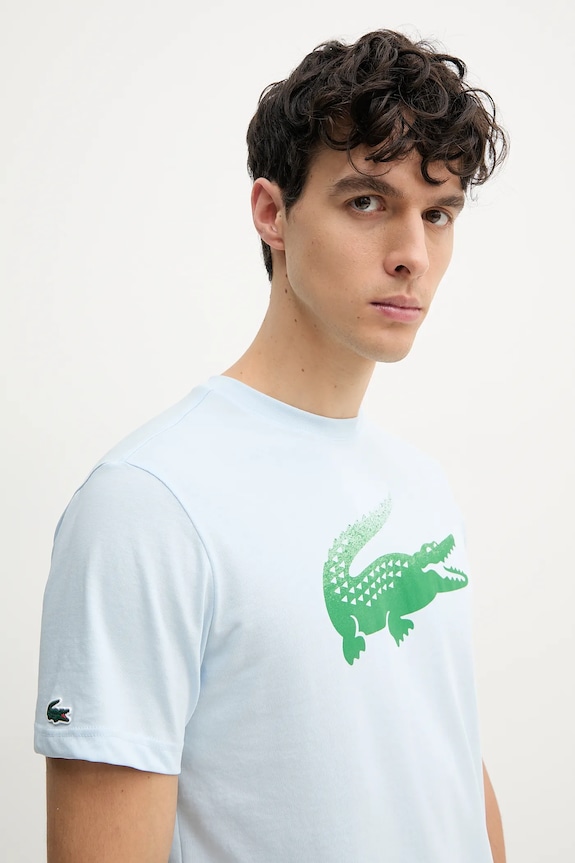 Lacoste t-shirt kék TH8970
