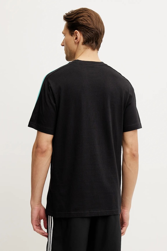 Odzież adidas t-shirt bawełniany x Mercedes JV5425 czarny