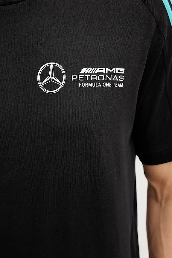 adidas t-shirt bawełniany x Mercedes JV5425 czarny