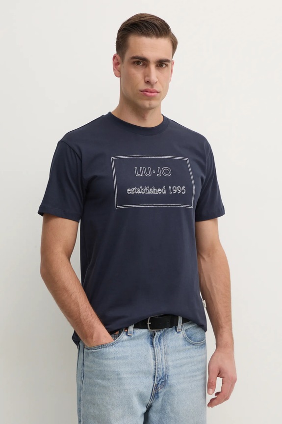 Liu Jo t-shirt regolare blu navy QA5162.J4819