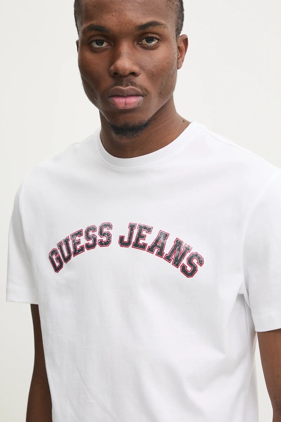 Tričko Guess Jeans M5RI75.K8FQ4 bílá SS25