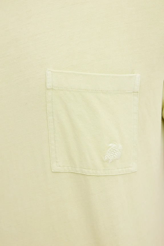 Βαμβακερό μπλουζάκι Vilebrequin TITAN TTNCP103 κίτρινο