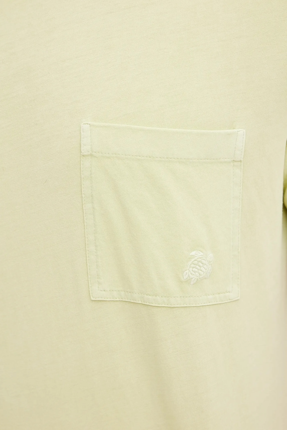 Βαμβακερό μπλουζάκι Vilebrequin TITAN TTNCP103 κίτρινο