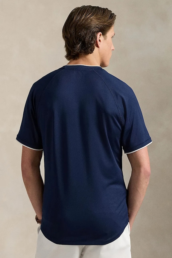 Tričko Polo Ralph Lauren Wimbledon Collection 710970488 námořnická modř SS25