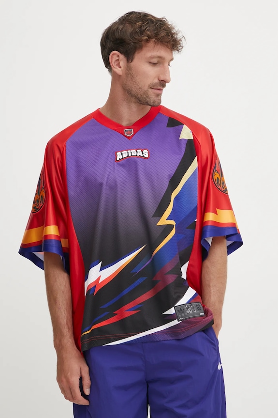 Tričko adidas Originals TEAM JERSEY relaxed červená KB0307