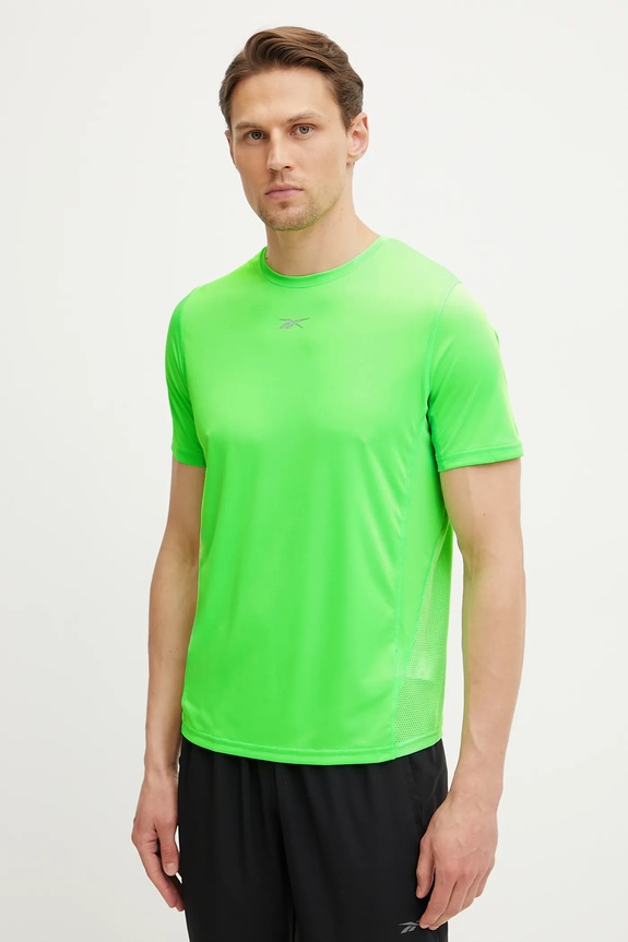 Μπλουζάκι για τρέξιμο Reebok πράσινο 100222456