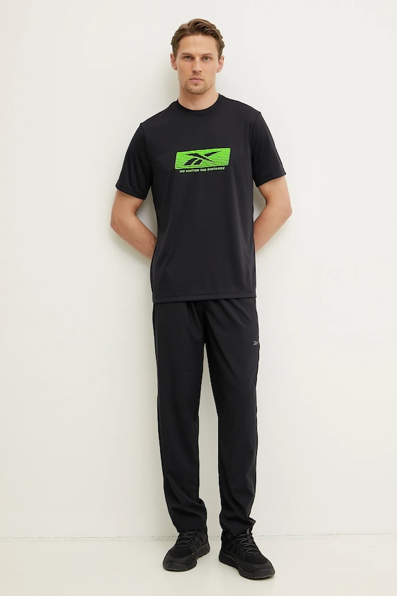 Μπλουζάκι προπόνησης Reebok No Matter the Distance 100214917 μαύρο SS25