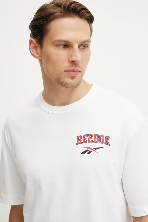 Reebok Classic t-shirt in cotone bianco 100218838