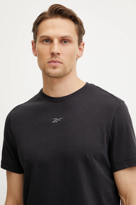 Reebok edzős póló Athlete fekete 100215058