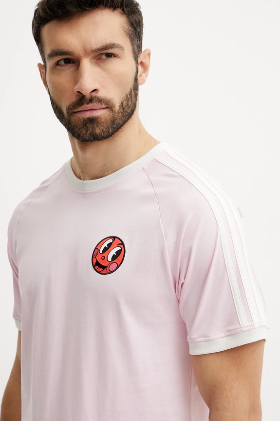 Pamučna majica adidas Originals Cali Tee roza JP0985