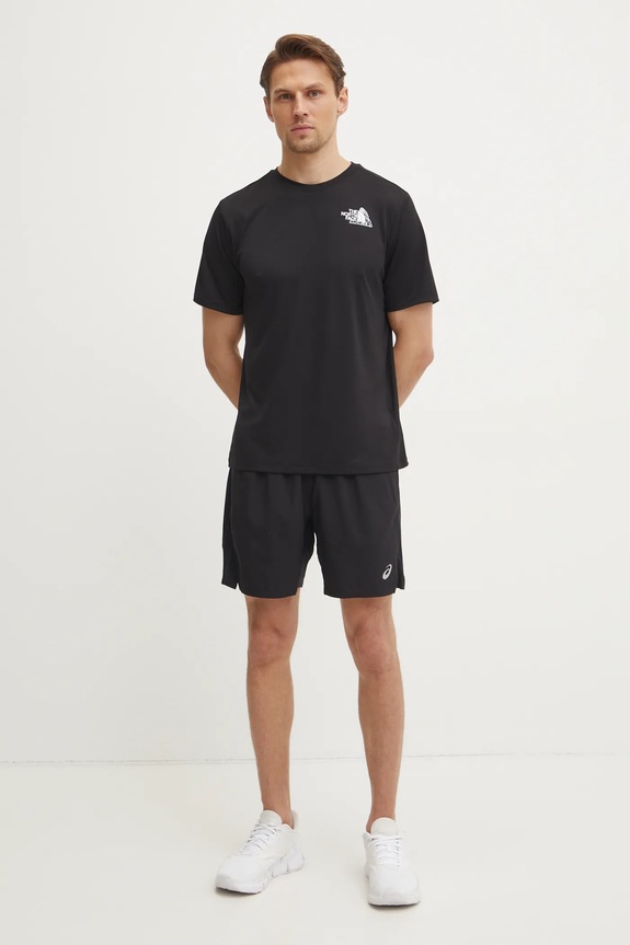 The North Face sportos póló 24/7 NF0A895JJK31 fekete SS25