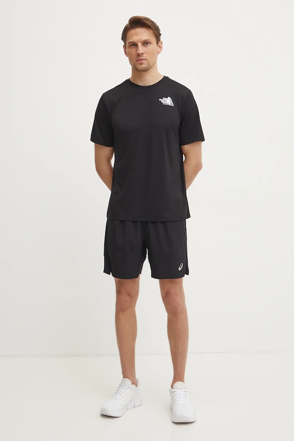 The North Face sportos póló 24/7 NF0A895JJK31 fekete SS25