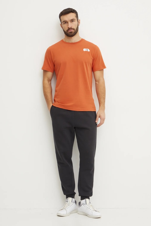 Bavlnené tričko The North Face Outdoor Graphic NF0A8C1Z6IG1 oranžová SS25