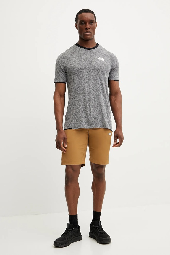 Αθλητικό μπλουζάκι The North Face Valday Tech NF0A8BT8AAQ1 γκρί SS25