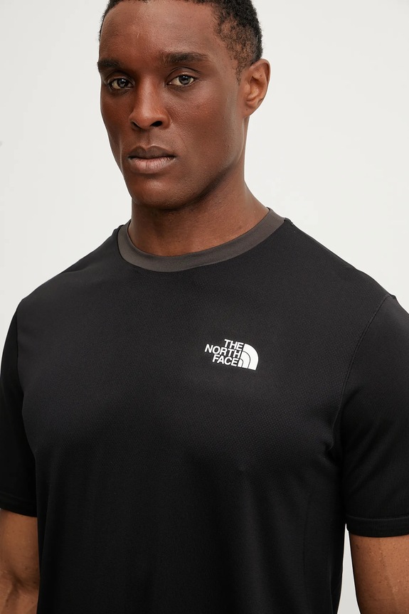 The North Face t-shirt sportowy Valday Tech czarny NF0A8BT8JK31