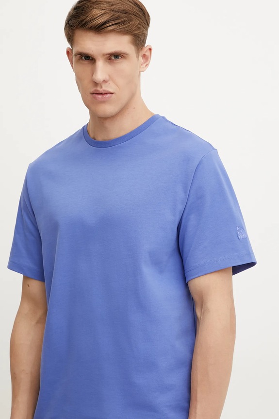 The North Face t-shirt bawełniany Relaxed fioletowy NF0A8C356IF1