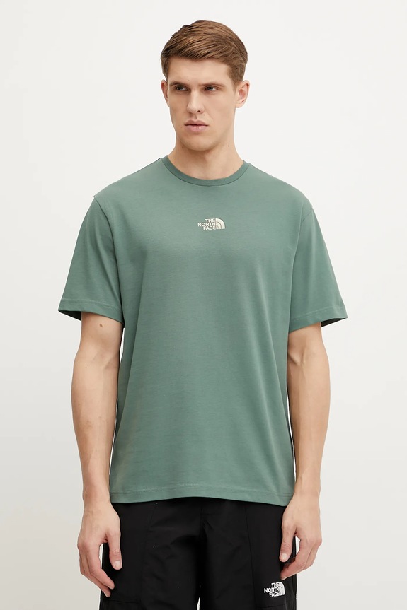 Ρούχα Βαμβακερό μπλουζάκι The North Face Heritage Graphic Relaxed NF0A8C3QHCH1 πράσινο