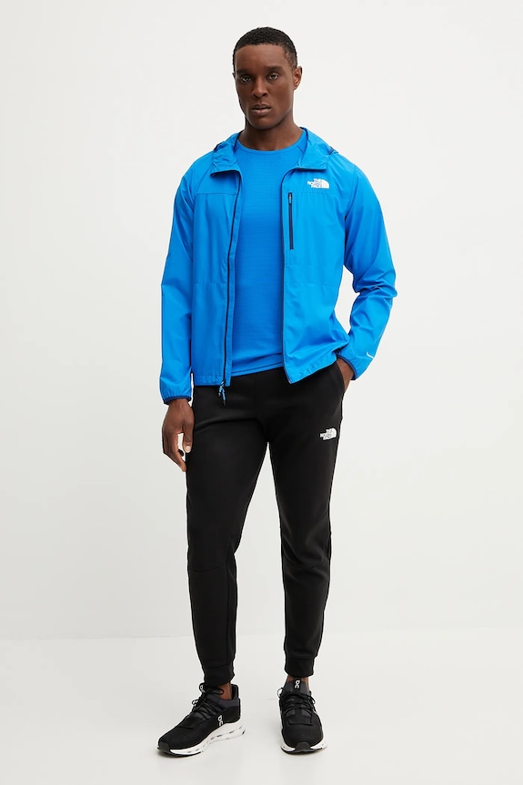 The North Face t-shirt sportowy Sunriser NF0A8BBPT4S1 niebieski SS25