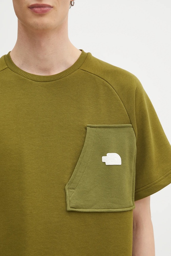 The North Face t-shirt Terry Relaxed green NF0A8C28PIB1