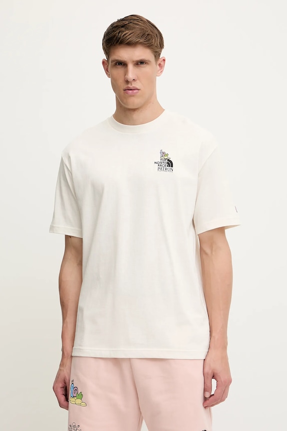 Abbigliamento The North Face t-shirt in cotone Clean Trails NF0A8C2TQLI1 beige