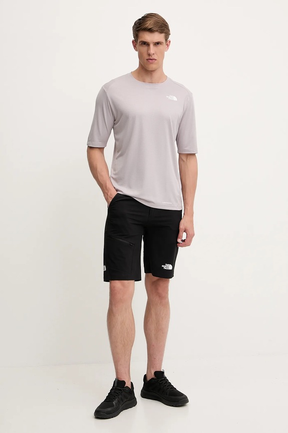 Αθλητικό μπλουζάκι The North Face Shadow NF0A87TU1OA1 μπεζ SS25