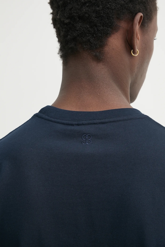 Filippa K tricou din bumbac 29040.FK bleumarin