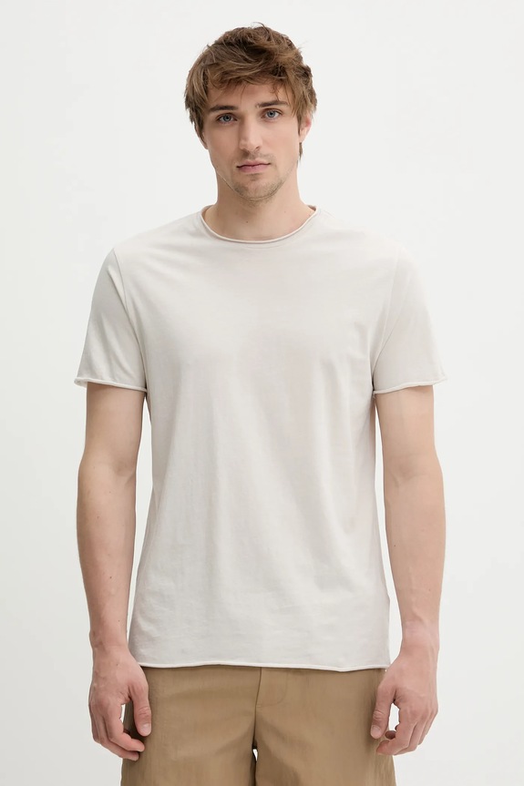 Filippa K pamut póló pamut szürke 28474.FK