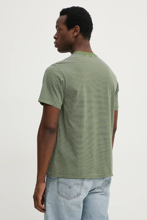 Abbigliamento Levi's t-shirt in cotone THE ESSENTIAL TEE A3328 verde