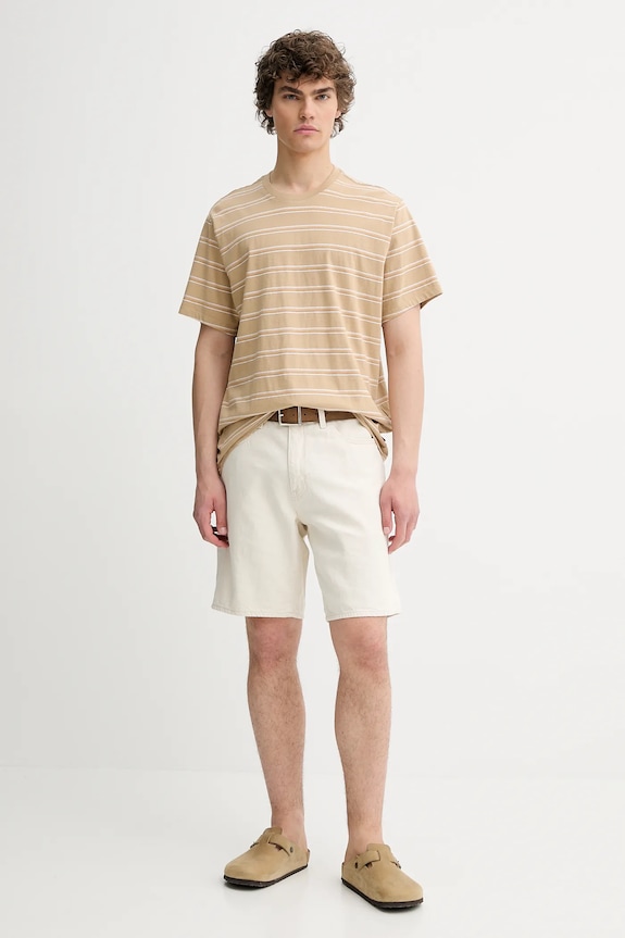 Bavlnené tričko Levi's THE ESSENTIAL TEE A3328 béžová SS25