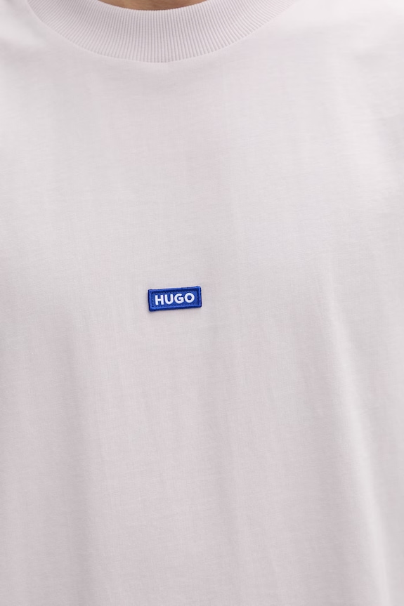 HUGO Blue top bărbătesc din bumbac Navertz 50509773 violet