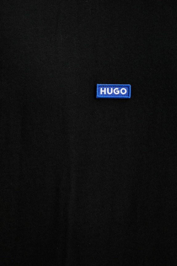 HUGO Blue top bărbătesc de bumbac Navertz 50509773 negru