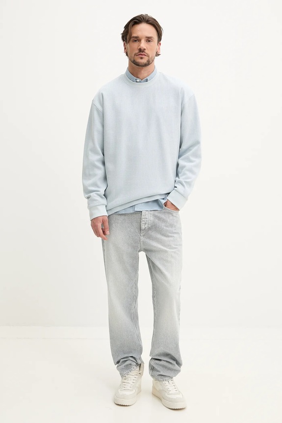 Hugo Blue bluza Nuwolo 50534454 niebieski SS26
