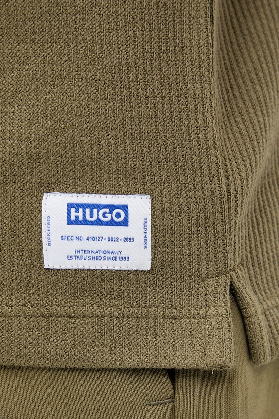 HUGO Blue pulover Nuwolo 50534454 verde