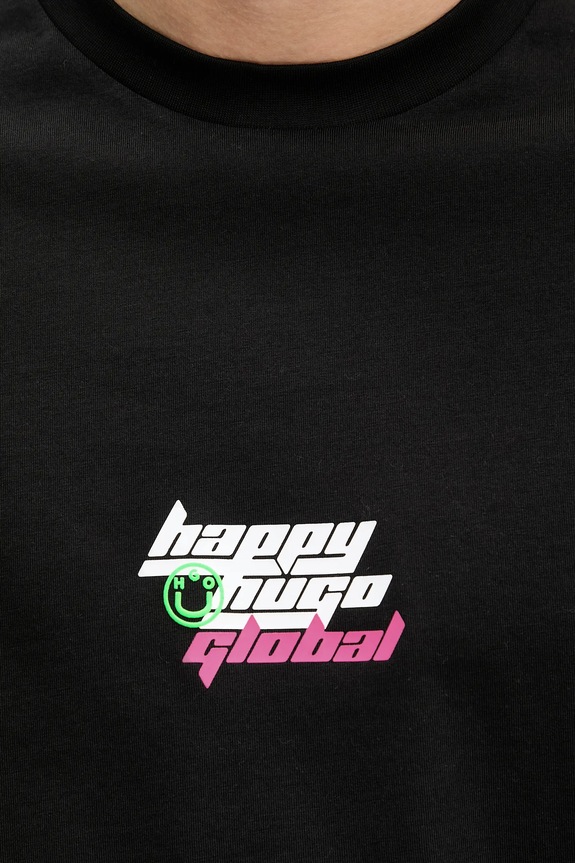 Hugo Blue t-shirt in cotone 50536121 nero