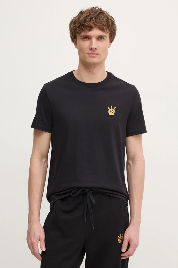 Pamučna majica ZADIG&VOLTAIRE pamuk crna JMTS00669.19W.001