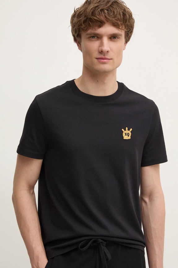 Pamučna majica ZADIG&VOLTAIRE crna JMTS00669.19W.001