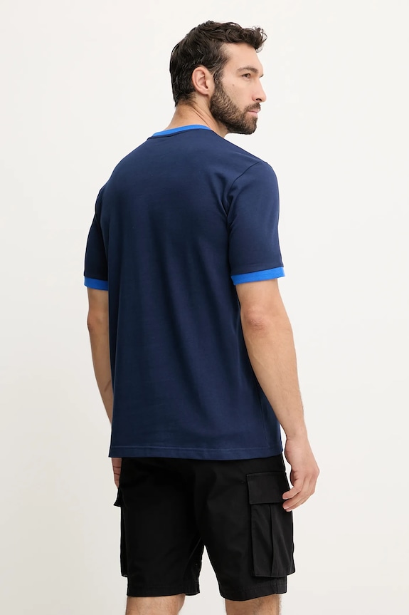 Ρούχα Βαμβακερό μπλουζάκι adidas Originals Contrast Tee JC8383 σκούρο μπλε