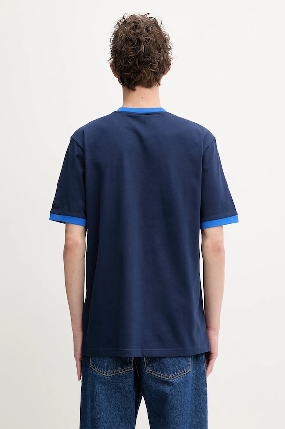 Abbigliamento adidas Originals t-shirt in cotone Contrast Tee JC8383 blu navy