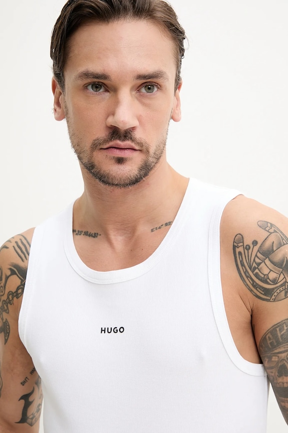 HUGO t-shirt beżowy 50542089
