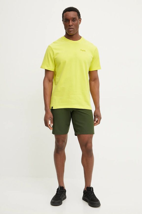 Majica kratkih rukava Haglöfs 607658 zlatna AW25