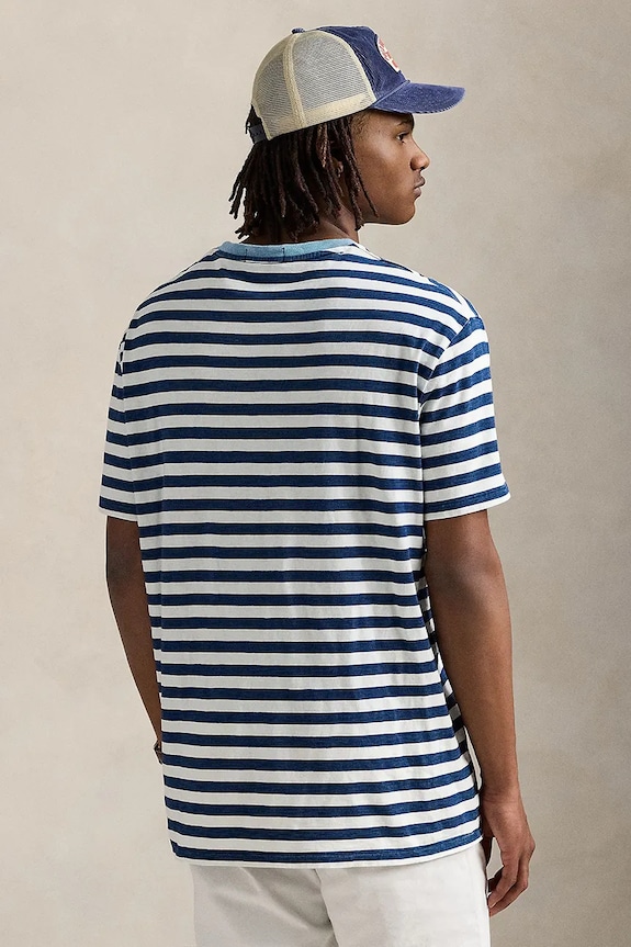 Polo Ralph Lauren pamut póló 710964997 sötétkék SS25