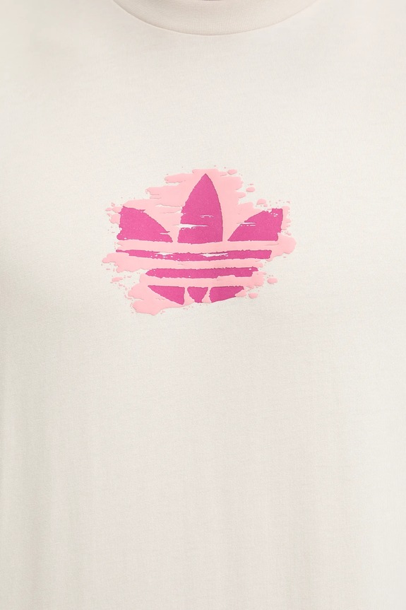 adidas Originals cotton t-shirt Graphic Tee KC4943 beige